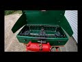 Coleman 426B Camp Stove 3 Burner Repair and Test