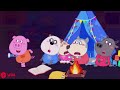Pink vs Blue Bunk Bed Challenge at Sleepover Party 💖💙 Fun Playtime for Kids 🤩 Wolfoo Kids Cartoon