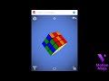 Creeper face on rubiks 8x8 tutorial