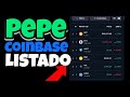 Pepe Coin + Coinbase Precio PUMP Rumbo $0.00001 #pepecoin