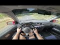Mitsubishi Lancer Evo 8 || Rally Stage Downhill with AntiLag System (ALS) [POV]