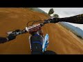 Riding a YZ250F on a Supercross Track (RAW)