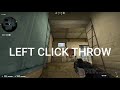 DE CACHE CT MID LONG TO GARAGE SMOKE CSGO