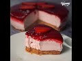 No Bake Strawberry Cheese Cake | Easy Chesse Cake Recipe Without Gelatine | Yummy