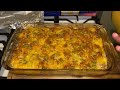The Best Hamburger And Potato Cheesy Casserole Recipe | Mama Ray Ray In The Kitchen
