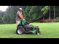 Stand on mower techniques