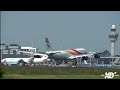 4K Surinam Airways A340-300 PZ-TCW First arrival at Schiphol