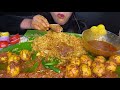 ASMR EATING SPICY CHICKEN LEG PIECE CURRY🔥EGG ROAST,RICE&GREEN CHILLI*EATING VIDEOS * spiceasmr