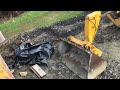 537 JCB loadall leveling a bit of ground ~ first video of 2022 🤠🤠