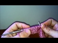 Make One Left Purl (M1LP or M1L Purl) -  English Style