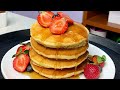 How to Make Fluffy Pancakes from Scratch for beginners | Christmas recipes | Breakfast recipes