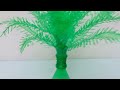 Plastic bottle Vase Craft/ DIY Easy Tree from Waste bottle/Sprite ki bottle se banaye Guldasta