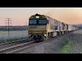 Weekend Freight Trains Around Cootamundra NSW - 4K