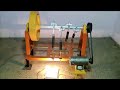 Build a Flywheel Spring Machine to Create Free Electricity Generator 220v with Welding Machine