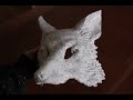 Making of: The Horned Fox (Papier mache mask)