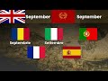 ROMANCE Languages COMPARISON | Seasons & Months