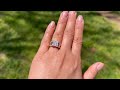 Moissanite Engagement Ring ft. Read Your Heart