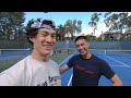 I Played a Tennis Influencer! @Tenniswithdylan