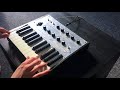 Super modified Korg Monotron keyboard demo