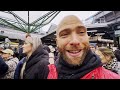 Best London Market Food Tour!! Inside 1000 Year Old Market!!