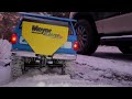 SCX10 ii Dodge Ramcharger snow plow with salt spreader