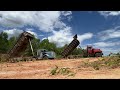 Autocar Hauling Stumps (Cab View)