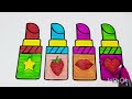 How to draw a cute lipstick💄for kids and toddlers / lipstick drawing easy