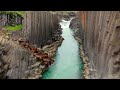 Studlagil Canyon Iceland - 4K