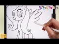 How To Draw My Little Pony - easy drawing, coloring