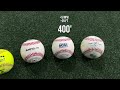 MLB Ball vs. NCAA Ball vs. HIGH SCHOOL Ball | Which baseball is hotter?