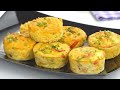 Easy Egg Muffin- Healthy Breakfast Recipe for kids by Tiffin Box | Vegetable Omelette Muffins Recipe