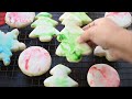 Easy Marbled Shortbread Cut-Out Cookies