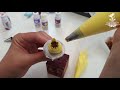 Flower cake. How to make chrisantemum. Cream decoration. Malinovka.