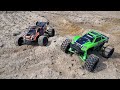 XRT and Xmaxx at the pit ripping!!!!