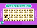 Find The ODD Emoji Out | Spot The Difference to Win! | Moon Quiz 🌙