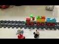 Mickey on a railway lego