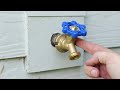 The CORRECT Way To Replace An Outdoor Faucet | DANGEROUS and Common Mistake DIYers Make!