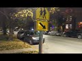 Relaxing Fall Night Walk in Chicago’s Uptown | 4K Virtual Tour