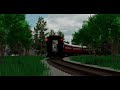 Chinese steam through the Delaware River! - Roblox Delaware River Railroad