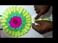Diy crafts for beginners | easy peper flower wall hanging craft #diycraft #diyideas #artistsukant