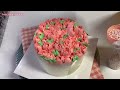 꽃다발 케이크 만들기 / 케이크 만드는 VLOG / Bouquet cake