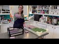 Making & Cutting Purple Ombre Soap | Perfectly Straight Layers!