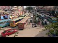 Vehicle Noise in Dhaka Street - Incredible Traffic in Dhaka, Bangladesh - Street View -