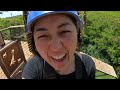 Our First Time Zip Linning with Climb Works @ Kaena Farms