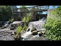 Waterfalls at Pickwick Mill in eastern Minnesota