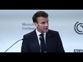 French president says Russia must be crushed