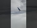 Taking off on an airplane from New York