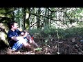 Michael Swindle playing a Chinese gourd under the Burl Tree in Joryville Park, Salem, OR