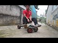 homemade forklift | in 30 days, full video, full metal | rc action homemade