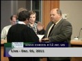 J Barrett being sworn in as new CHCCS school board member